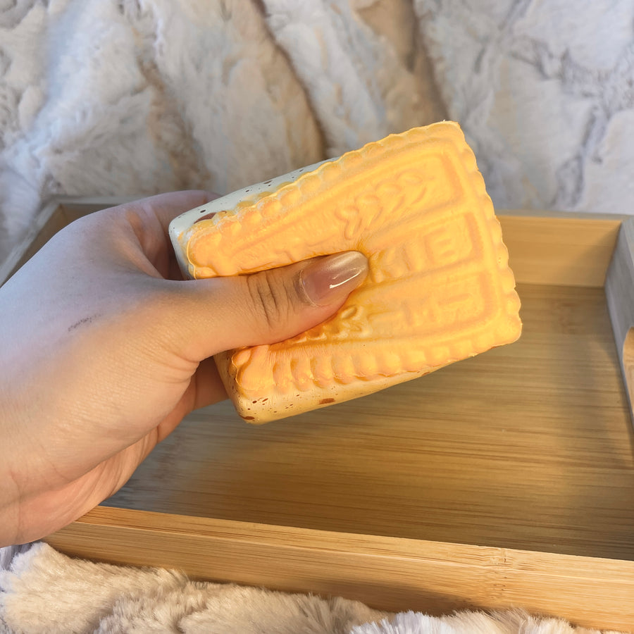 Cheese Cookie squeezing or alternate view