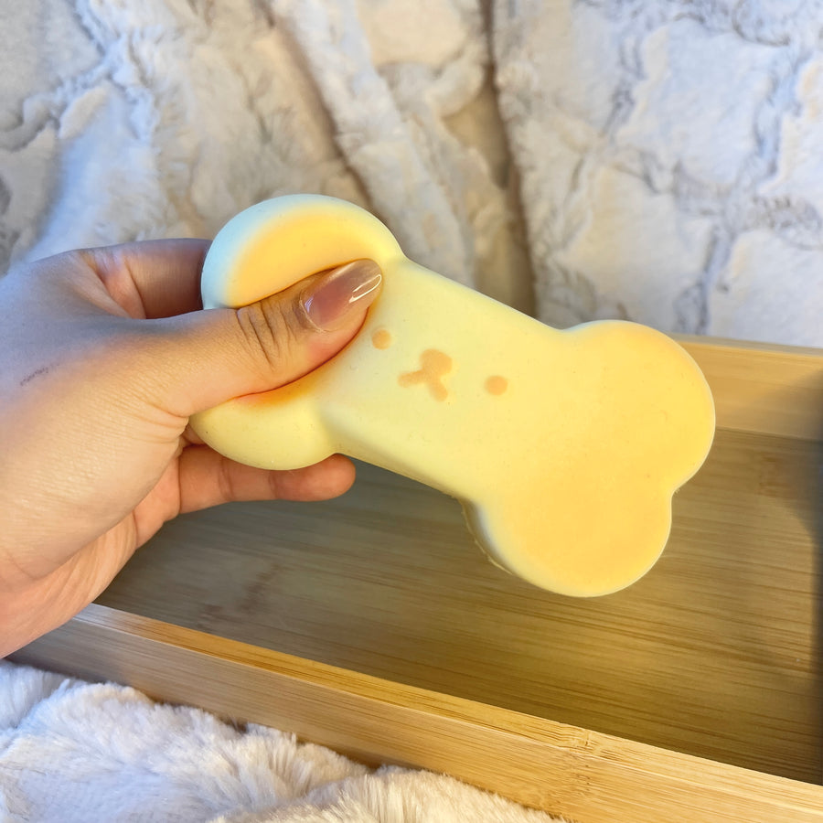 Dog Bone Squishy squeezing or alternate view