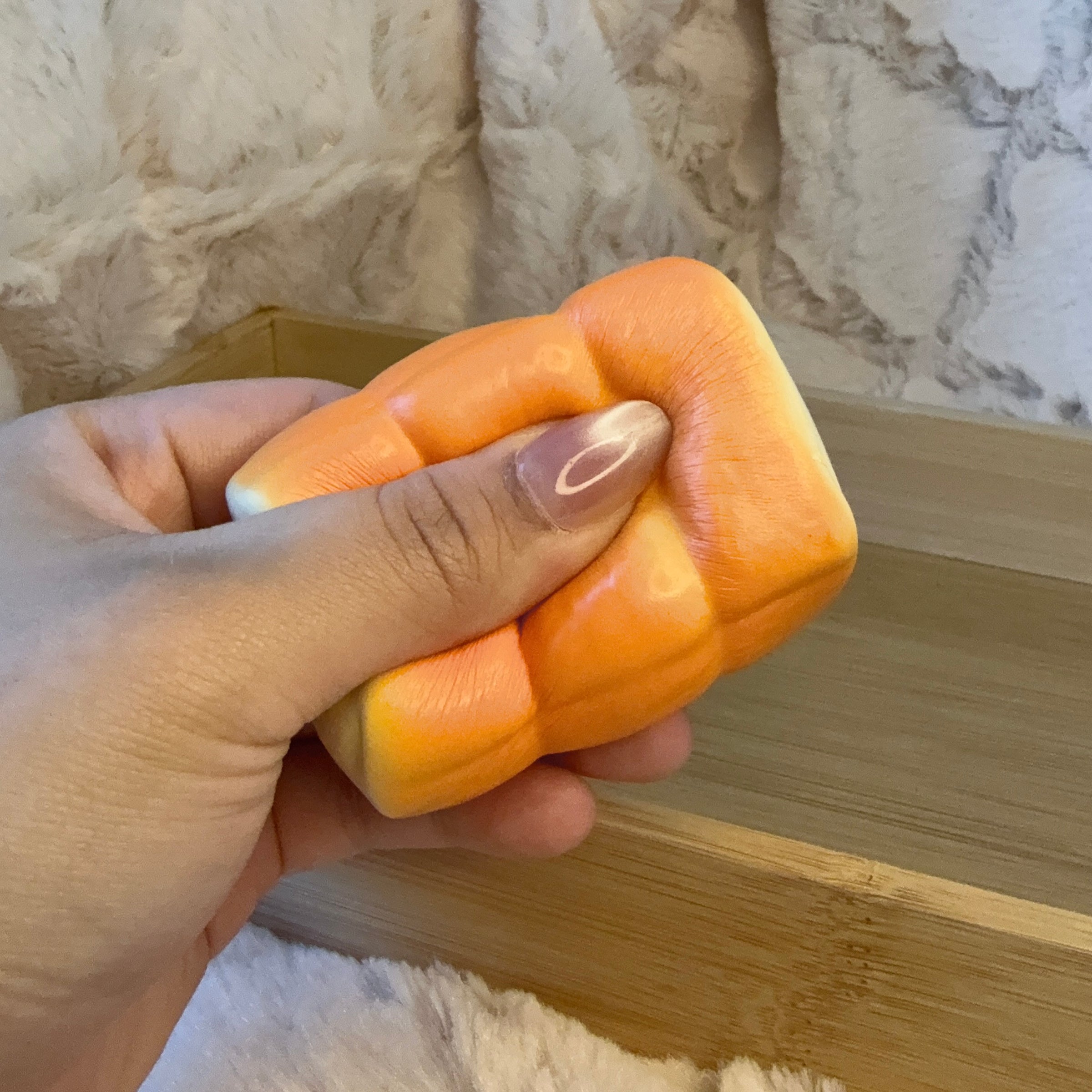 Three-sliced bread