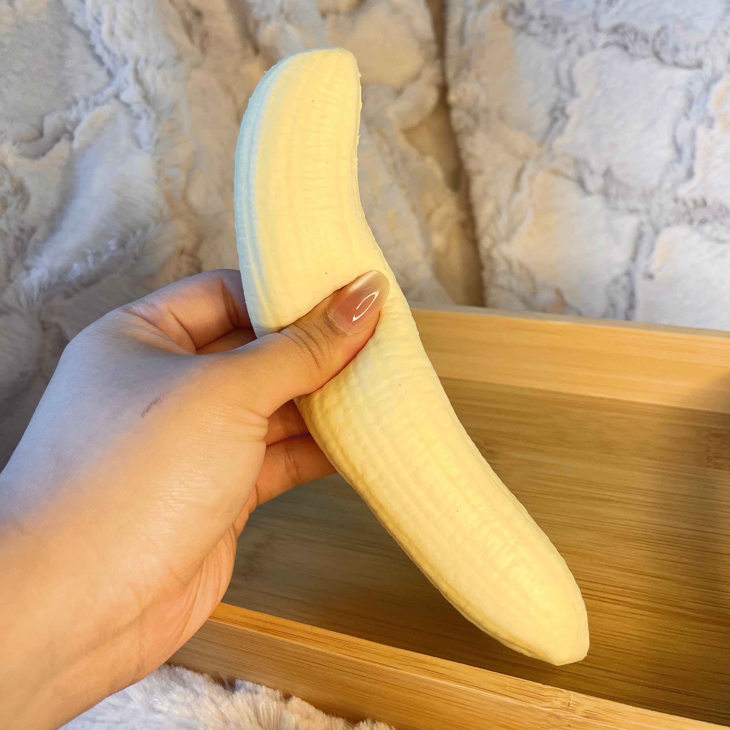 Peeled banana