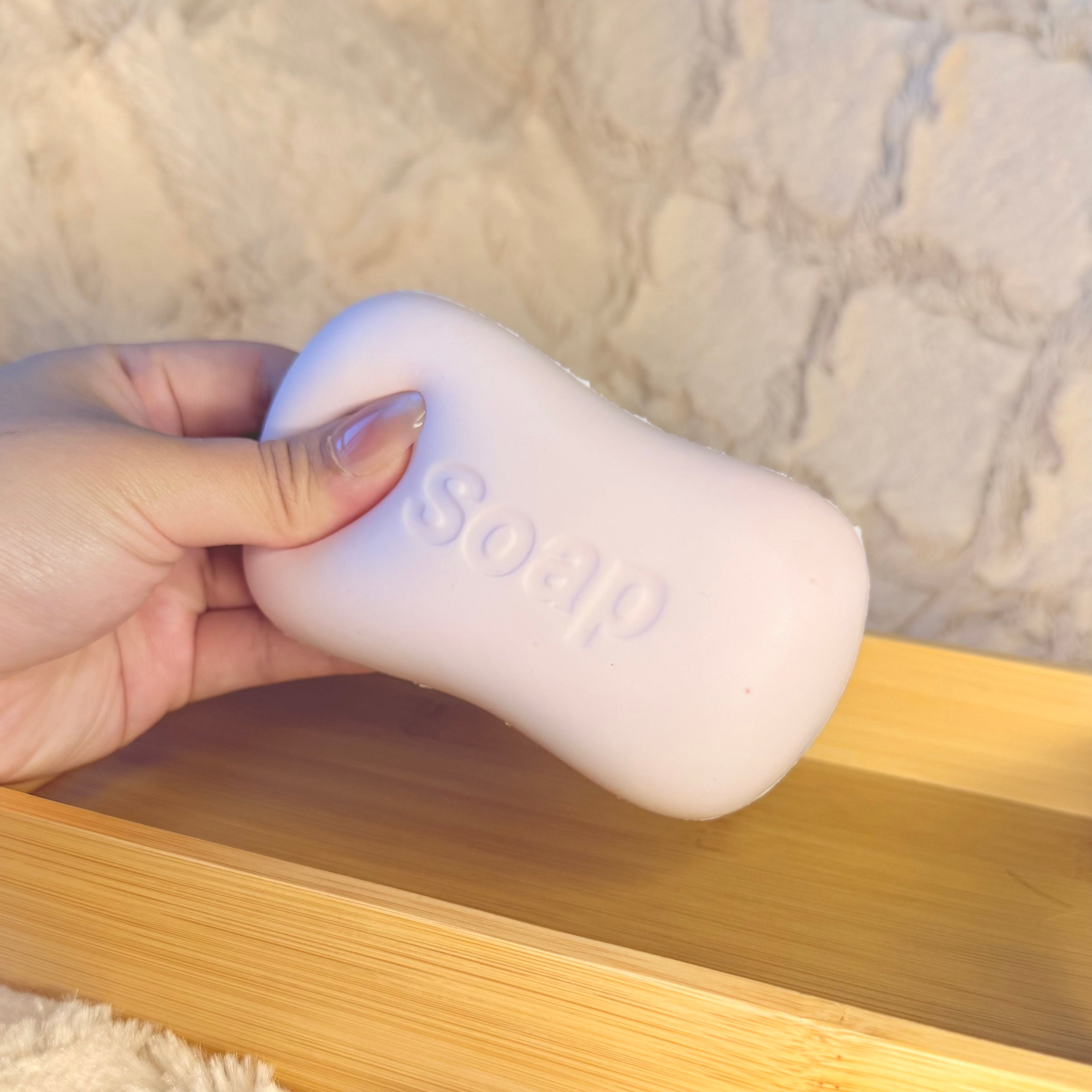 Pink soap