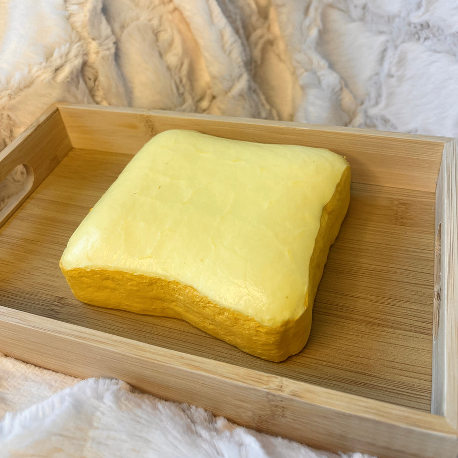 Yellow square bread